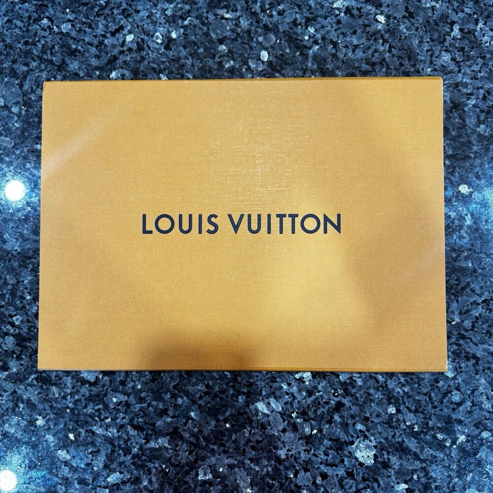 LOUIS VUITTON Orange Magnetic Flap Shopping Gift Empty Box (16x12x2")